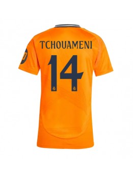 Real Madrid Aurelien Tchouameni #14 Auswärtstrikot für Frauen 2024-25 Kurzarm